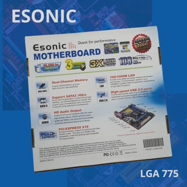 Carte mere Esonic LGA 775 – Image 2